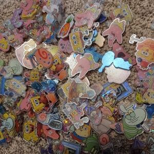 Spongebob 4cm Acrylics For Diy- 50pcs